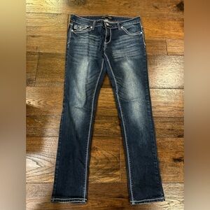 Twenty one black low-rise skinny jeans- size 9/10
